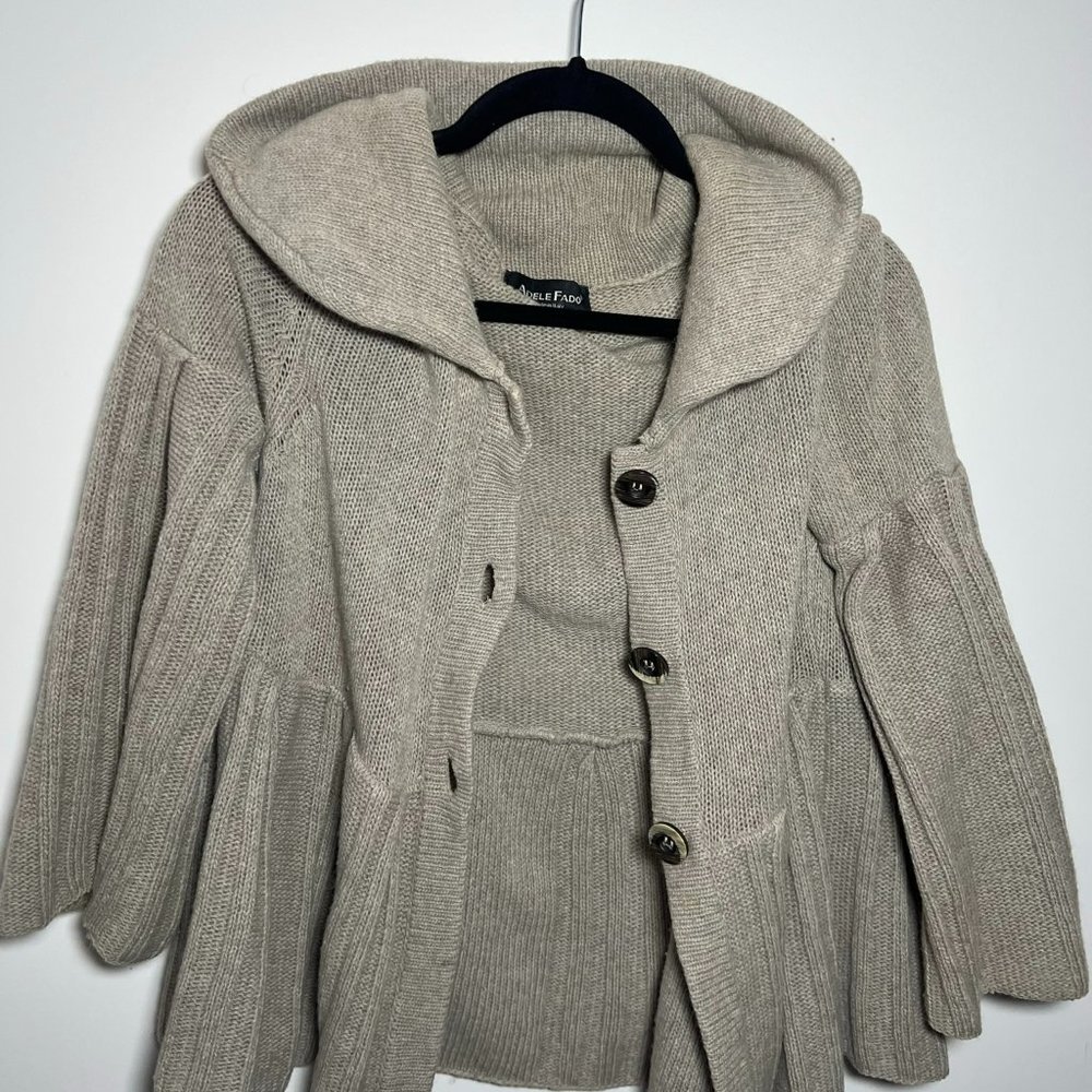 Womens Cream Cardigan